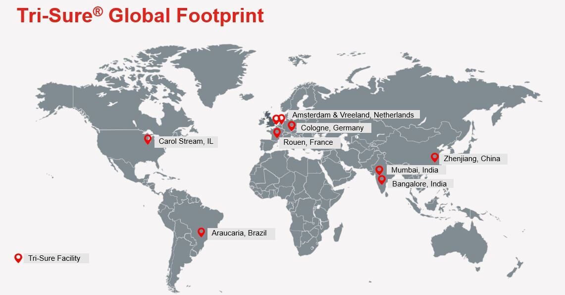 Tri sure Footprint